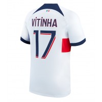 Paris Saint-Germain Vitinha #17 Bortedrakt 2023-24 Kortermet